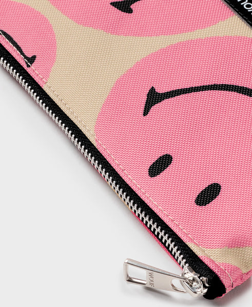 Pouch Smiley pink