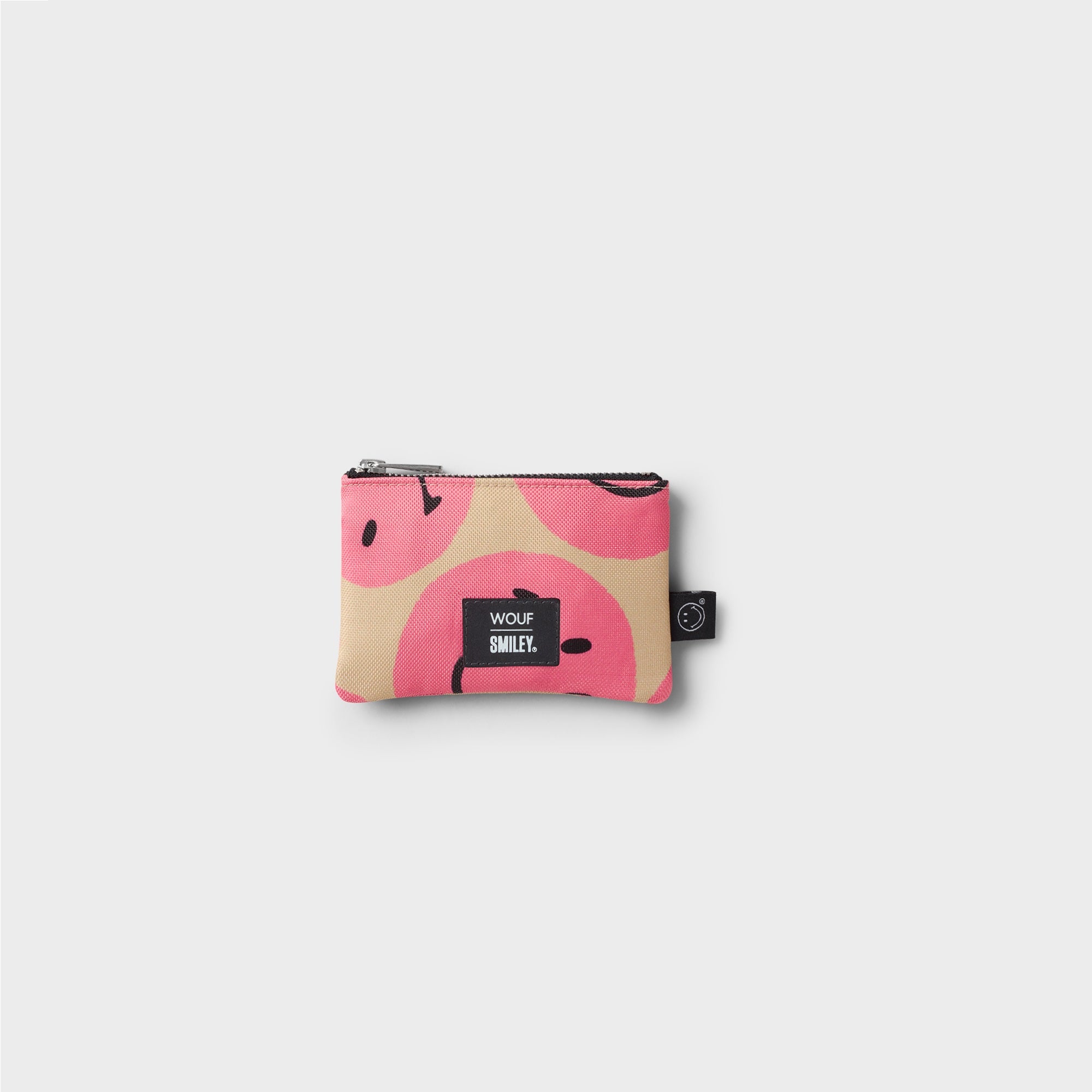 Small pouch Smiley pink