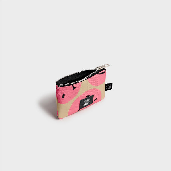 Small pouch Smiley pink