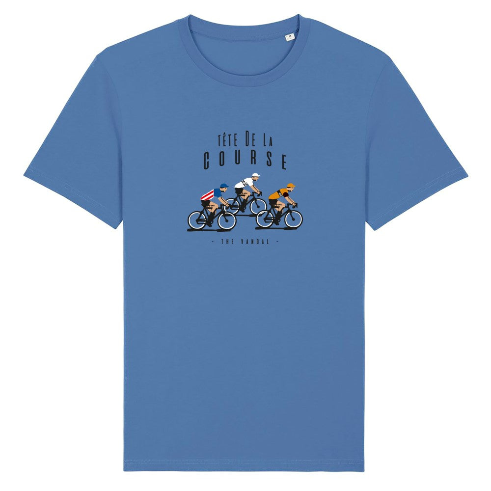 T-shirt Tête de la course blauw