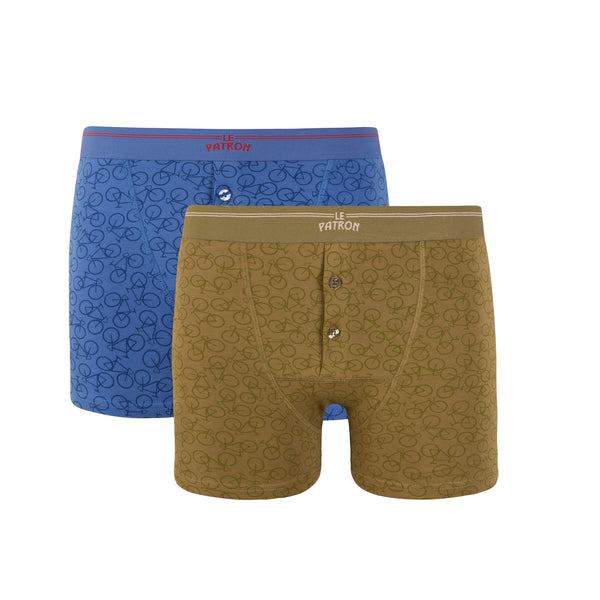 Boxers Bicycles army/blue