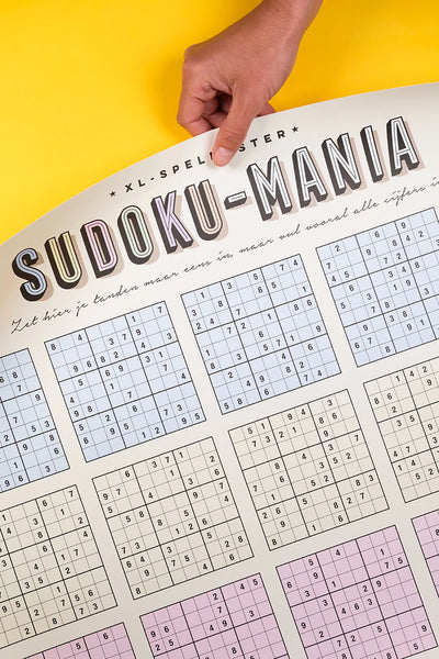XL Spelposter Sudoku Mania